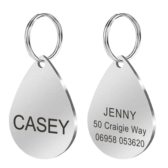 Stainless Steel Cat ID Tag